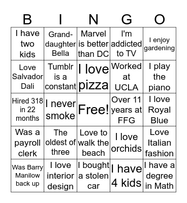 HUMAN RESOURCE CONFERENCE Bingo Card
