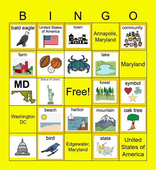 February ULS - Symbols Bingo Card