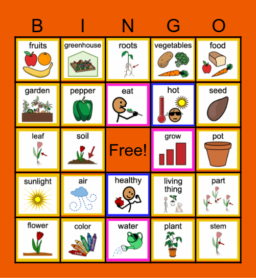 May ULS (Plants) Bingo Card