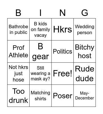 FS Bingo round 2 Bingo Card