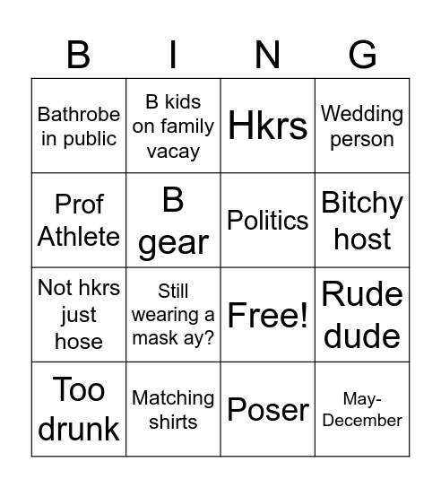 FS Bingo round 2 Bingo Card