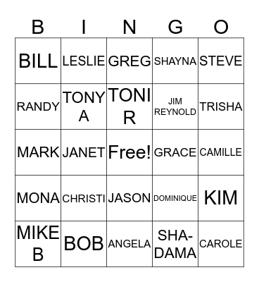 FLEX FAMILY Bingo Card
