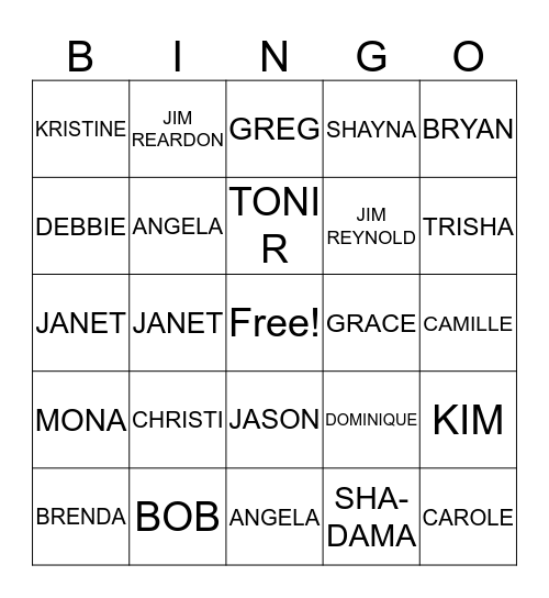 FLEX FAMILY Bingo Card