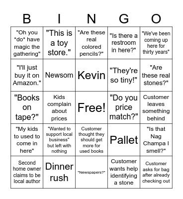 Booky Bingo Card