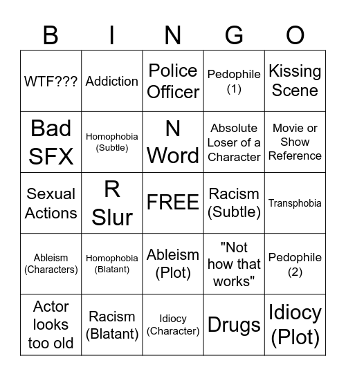 Tomorrow's Teachings Bingo Card