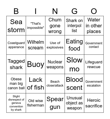 Bait3D Bingo Card