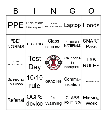 WELCOME to CHEMISTRY BINGO! Names: ______________ Bingo Card