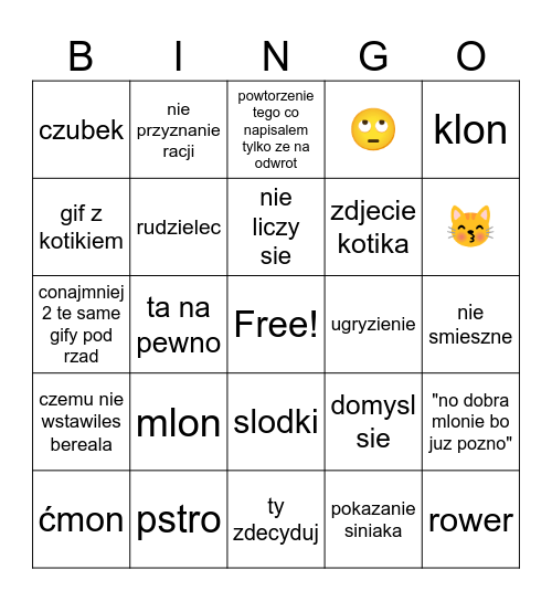 anita bingo Card