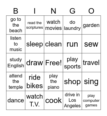 FIND SOMEONE WHO likes to Bingo Card