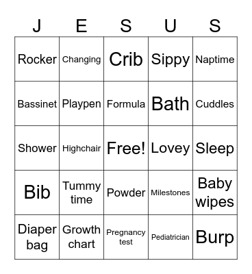 BABY MALKIYAH Bingo Card