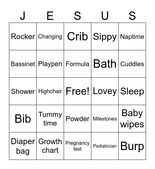 BABY MALKIYAH Bingo Card