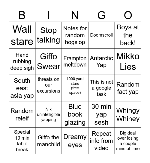 ETO Bingo Card