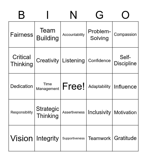 Civic Engagement Bingo Card