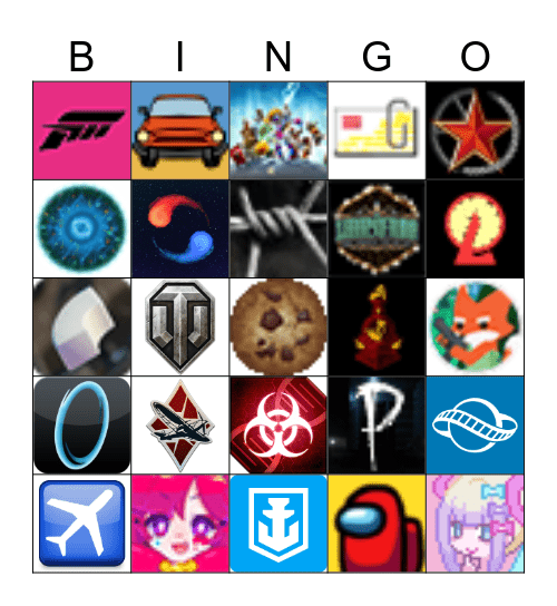 孤立全校游戏Bingo Card