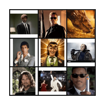 3X3 Bingo - Iconic Characters! Bingo Card