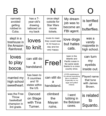 Coalition Bingo Card