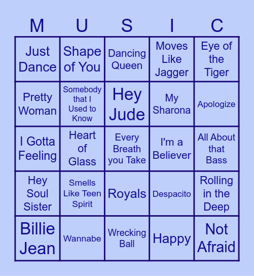 Bath Mind Charity Bingo Card