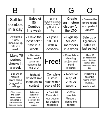 PINCHO Bingo Card