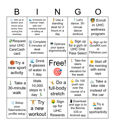 ReNEW You Week 1 Bingo Card
