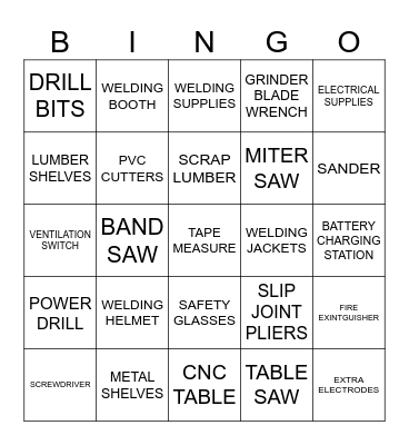 AG SHOP SCAVEGER HUNT Bingo Card