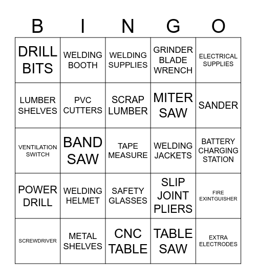 AG SHOP SCAVEGER HUNT Bingo Card