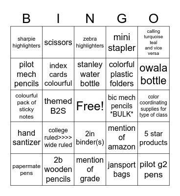 B2S SS HAUL BINGO Card