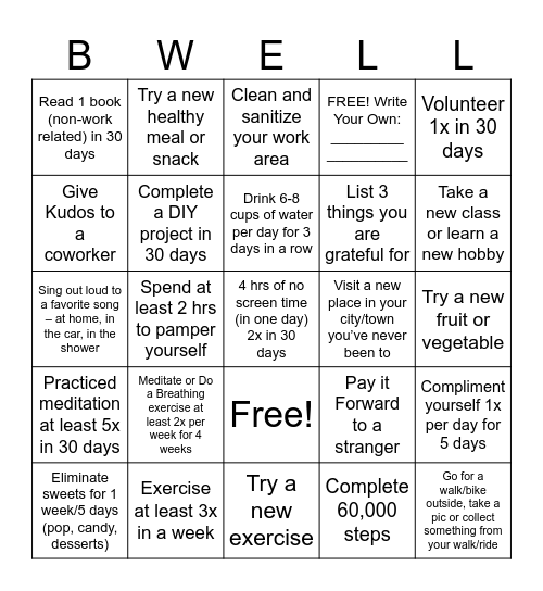 Tribute Tech Bingo Card