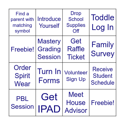 Orientation 24-25 Bingo Card