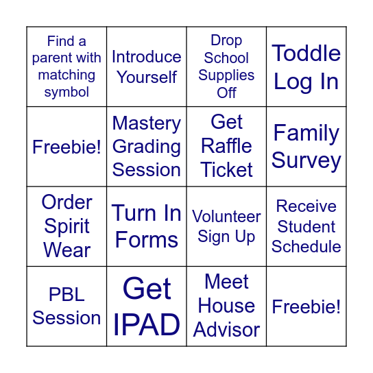 Orientation 24-25 Bingo Card