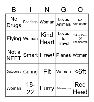 Are you Mallamars Type Bingo Card