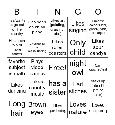 Get to know bingo 2.0 Bingo Card