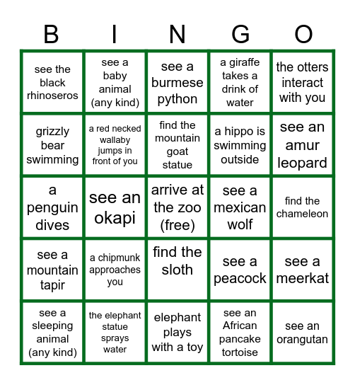GAF Retreat BINGO Card