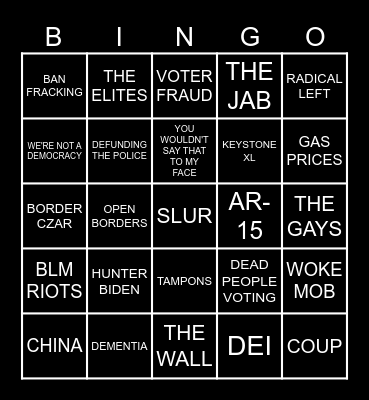 MAGA BINGO Card