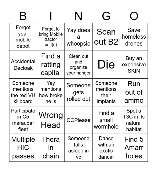 Sep21 Wormhole Bingo Card