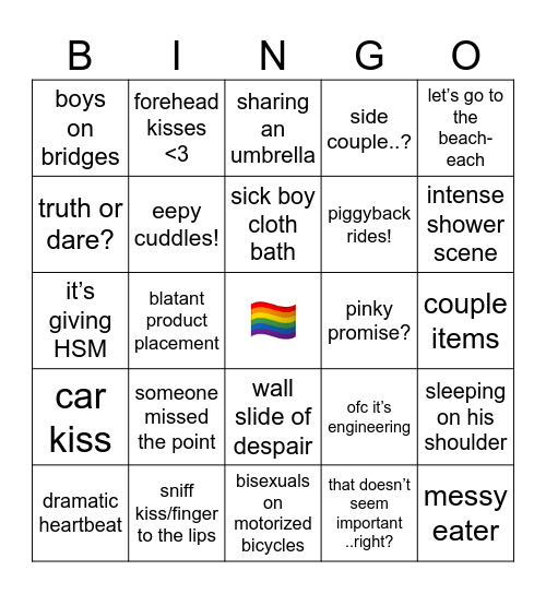 BL Bingo Card