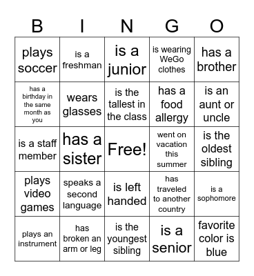 Ready A Bingo Card