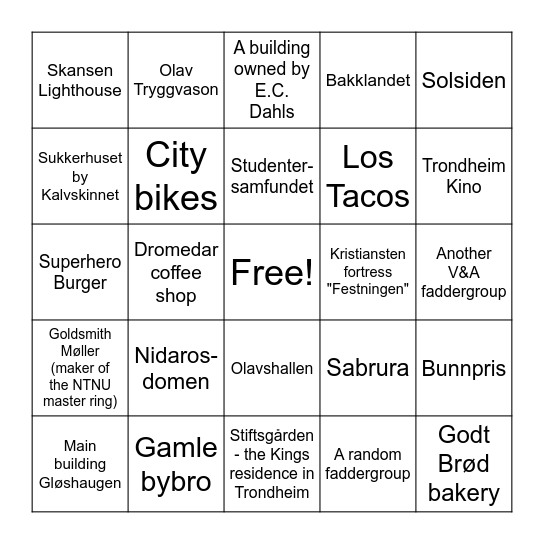 Take a photo with... Bingo Card