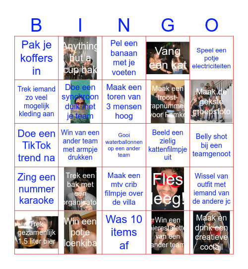 Dé Dynathos Bingokaart Bingo Card