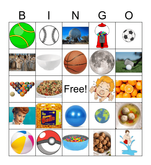 Let's Have a BALL! Bingo Card