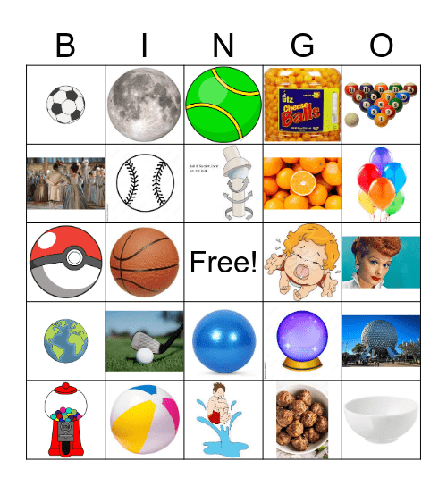 Let's Have a BALL! Bingo Card