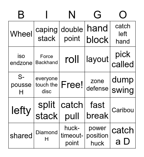 Exo 2024 Bingo Card