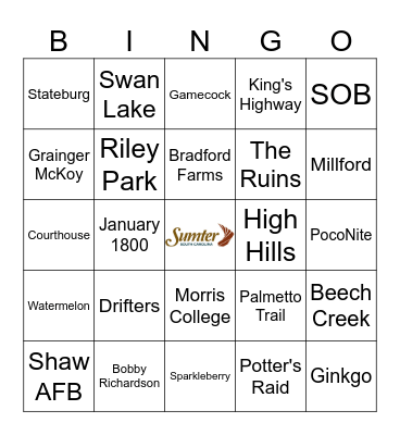 History & Hops Bingo Card