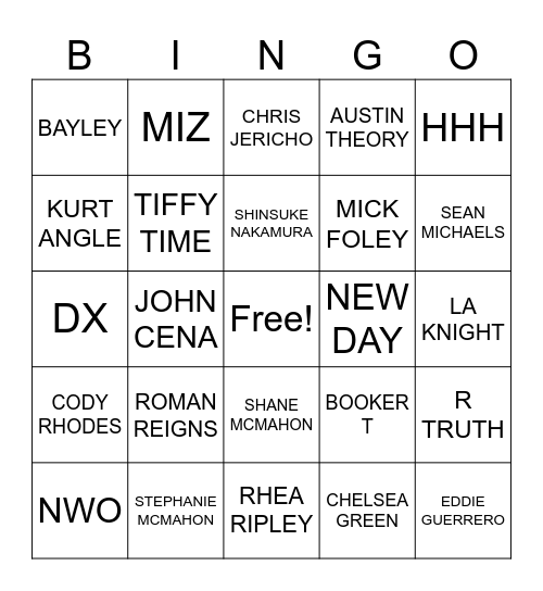 ELITE PROMOTIONS BINGO 2 Bingo Card