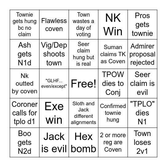 ToS2 Bingo Card