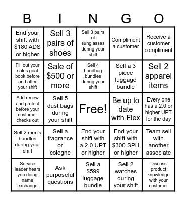 Michael Kors Bingo Card