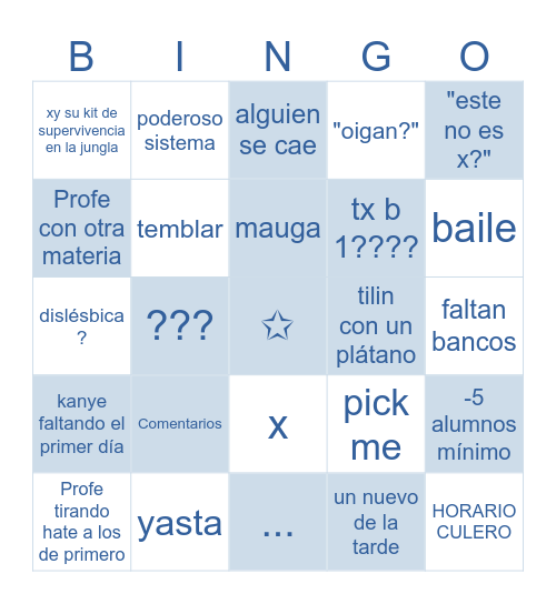 otro año más lpm Bingo Card