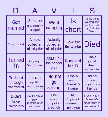 2024 Bingo -test your memory - get BINGO?? Bingo Card