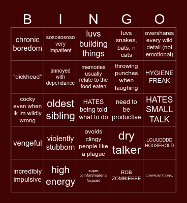 SLE8EPERBUILD Bingo Card