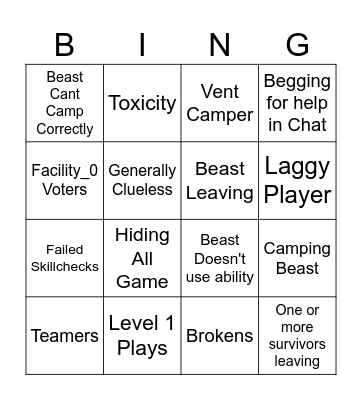 ftffsdsg Bingo Card