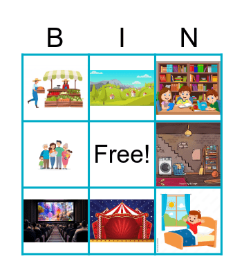 KIDS 3 Bingo Card